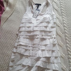 BCBG white dress new with tags